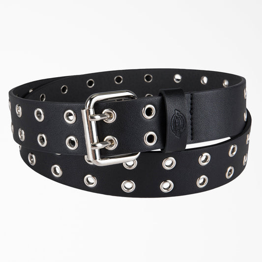 Dickies Latest | Women's Leather Double Grommet Belt
