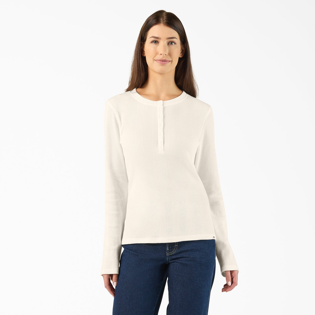 Dickies Sale | Women's Crewneck Henley Shirt