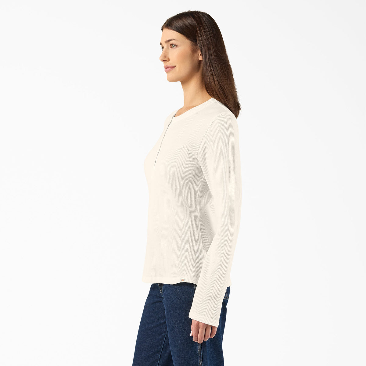 Dickies Sale | Women's Crewneck Henley Shirt