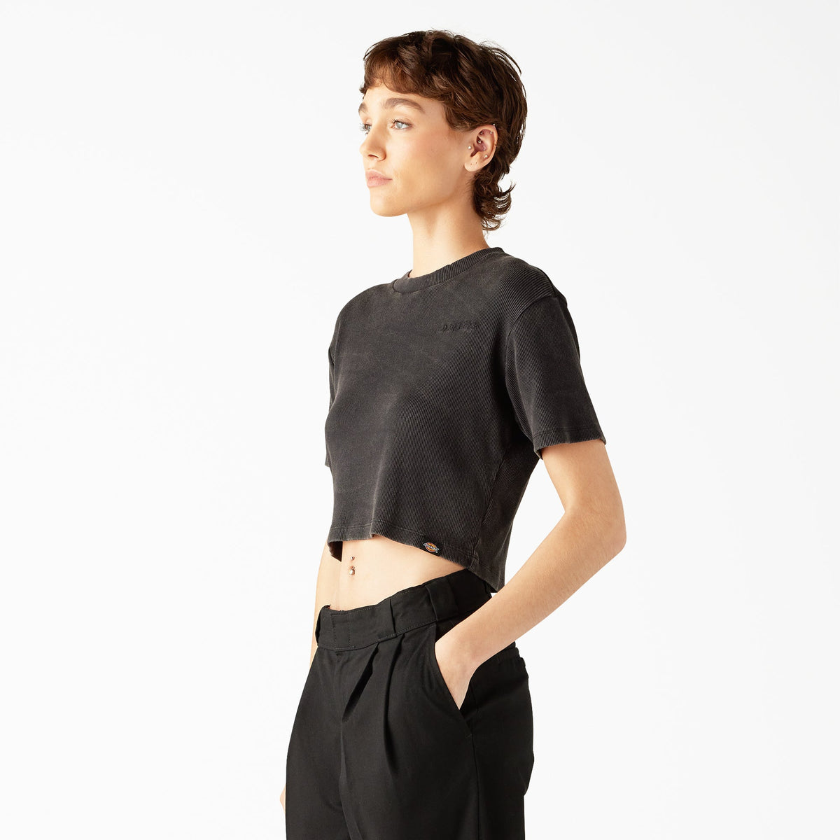 Dickies Hot Sale | Women's Plentywood Cropped T-Shirt