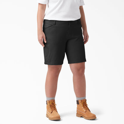 Dickies Great Value | Women's Plus Cooling Relaxed Fit Shorts, 9"