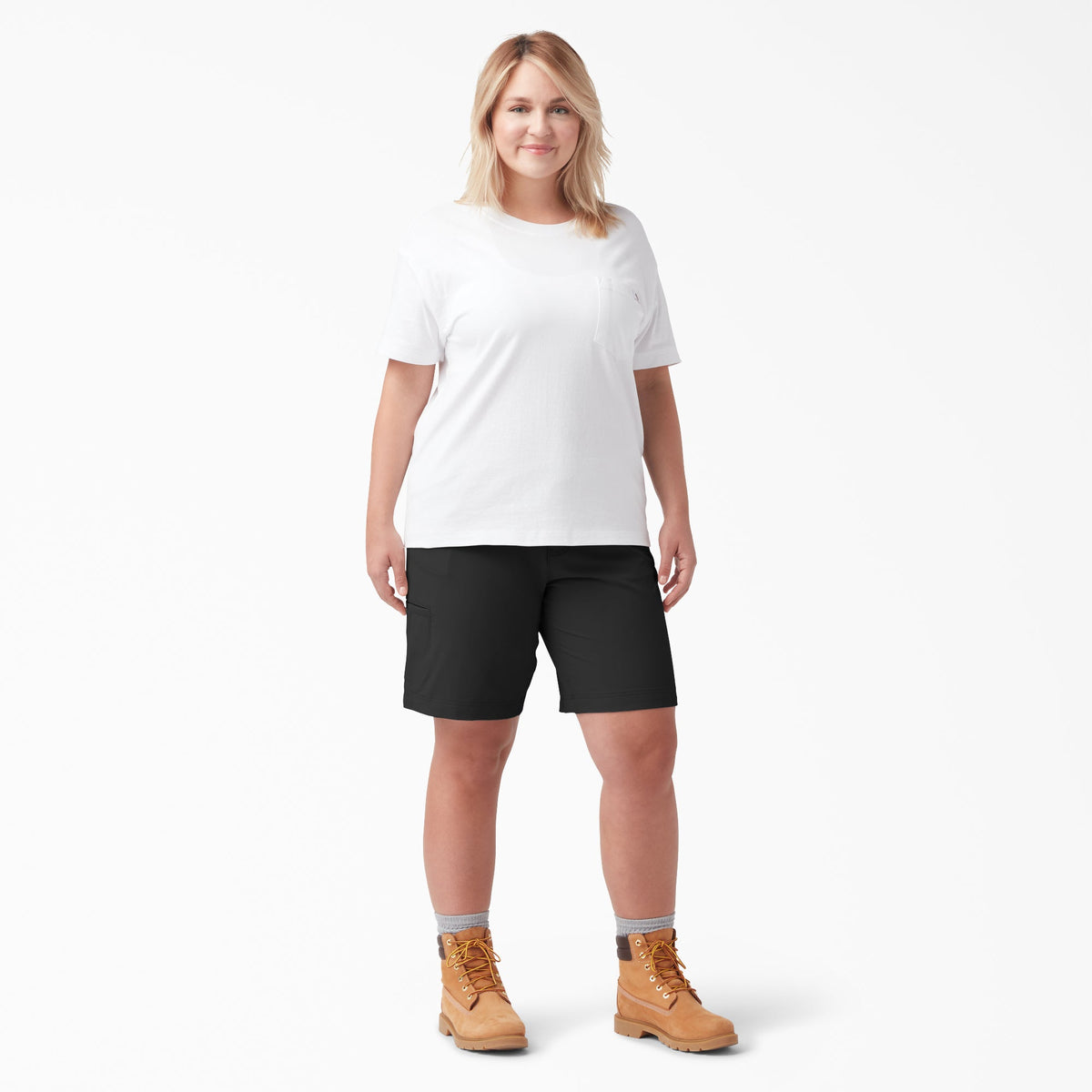 Dickies Great Value | Women's Plus Cooling Relaxed Fit Shorts, 9"