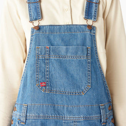 Dickies Everyday | Women's Relaxed Fit Bib Shortalls, 7"