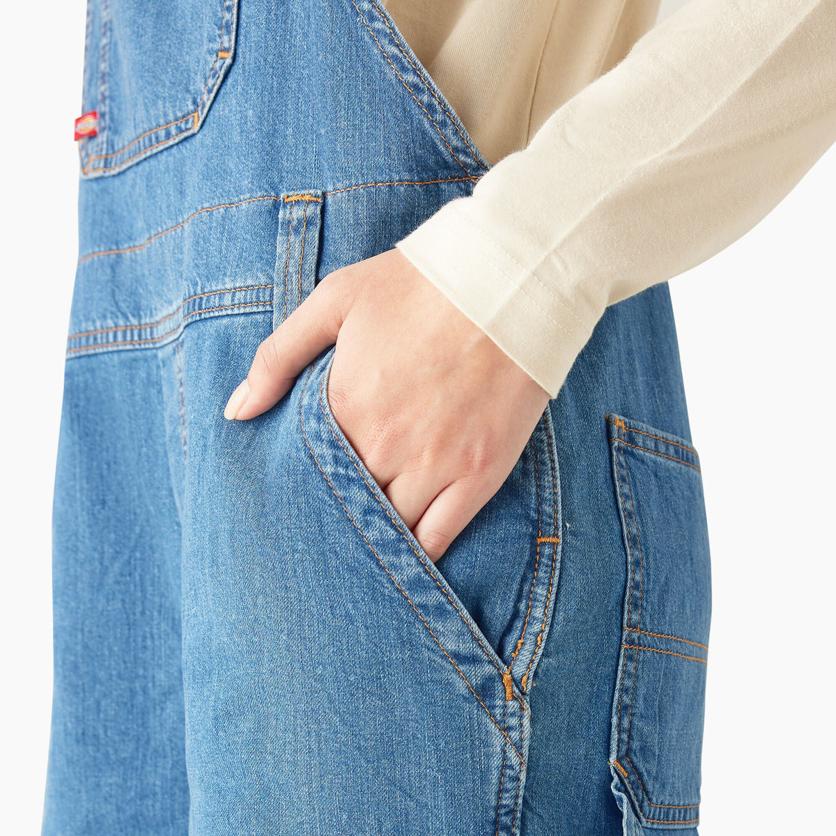 Dickies Everyday | Women's Relaxed Fit Bib Shortalls, 7"