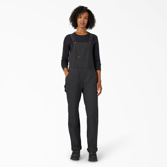 Dickies Hot Sale | Women's Straight Fit Duck Double Front Bib Overalls