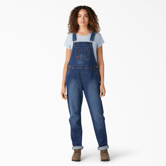 Dickies Classic | Women's Denim Boyfriend Fit Bib Overalls