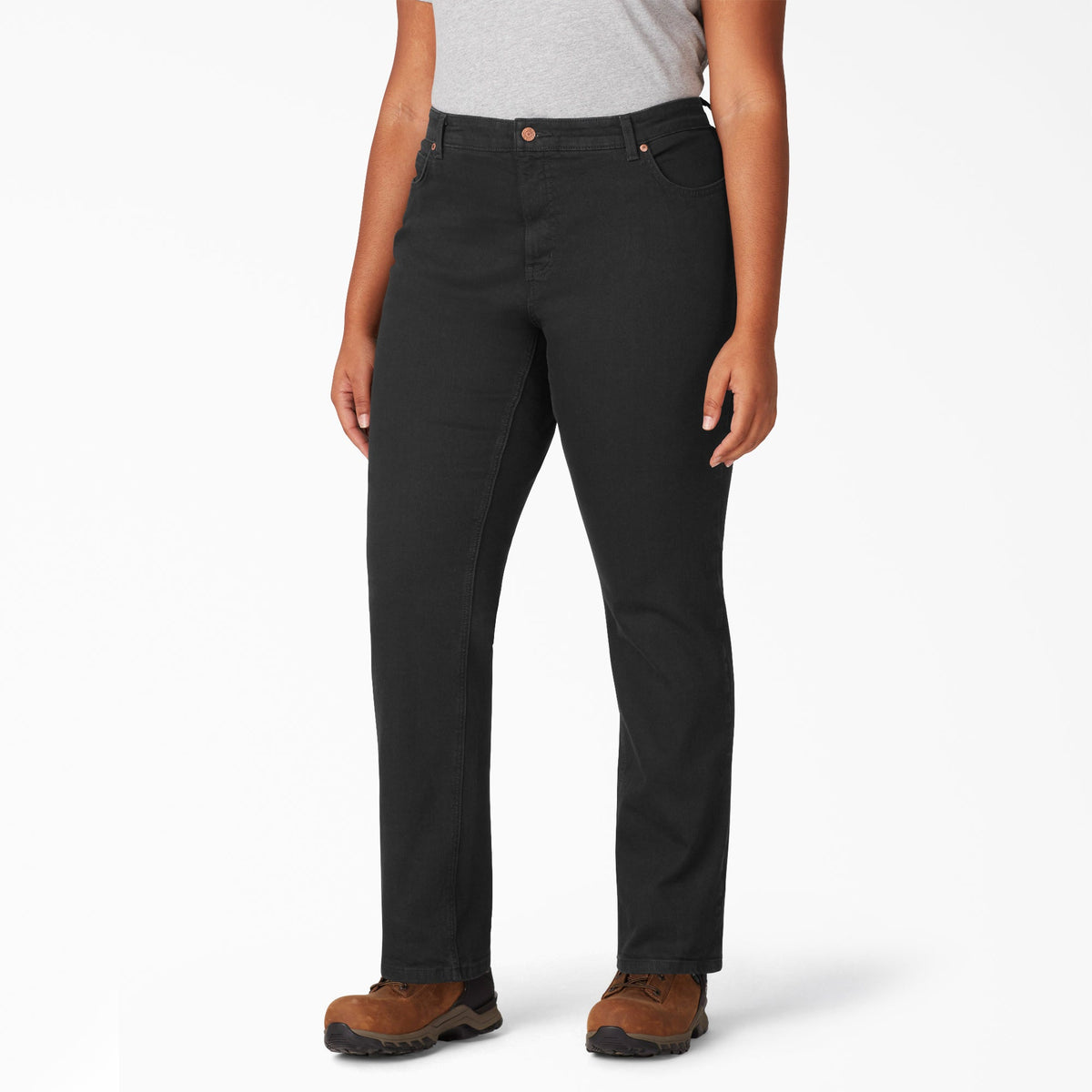 Dickies Customer Favorite | Women's Plus Perfect Shape Straight Fit Jeans