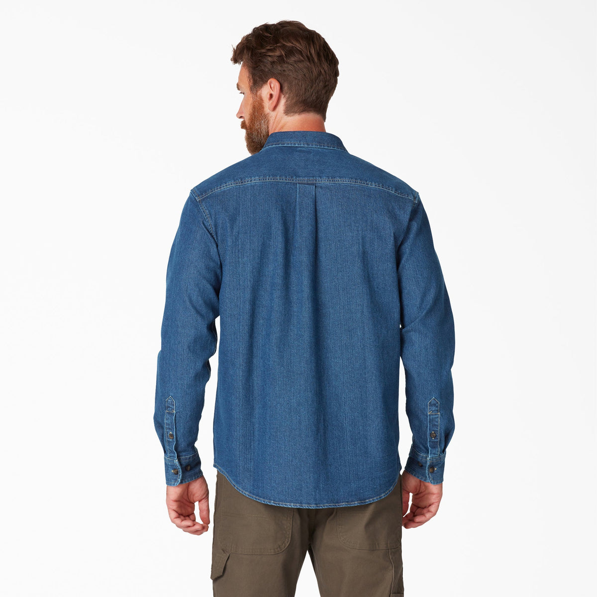 Dickies Featured | FLEX Denim Long Sleeve Shirt