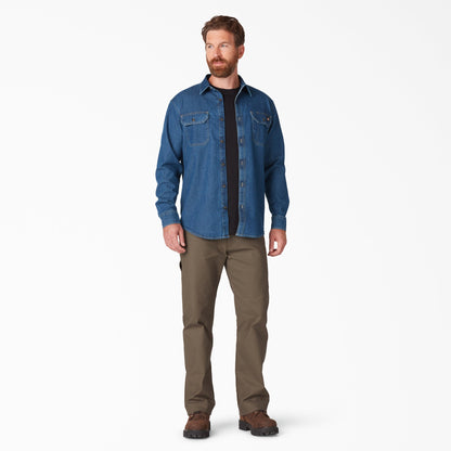 Dickies Featured | FLEX Denim Long Sleeve Shirt