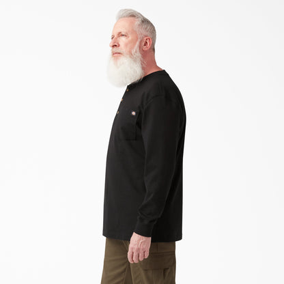 Dickies Essential | Heavyweight Long Sleeve Henley T-Shirt