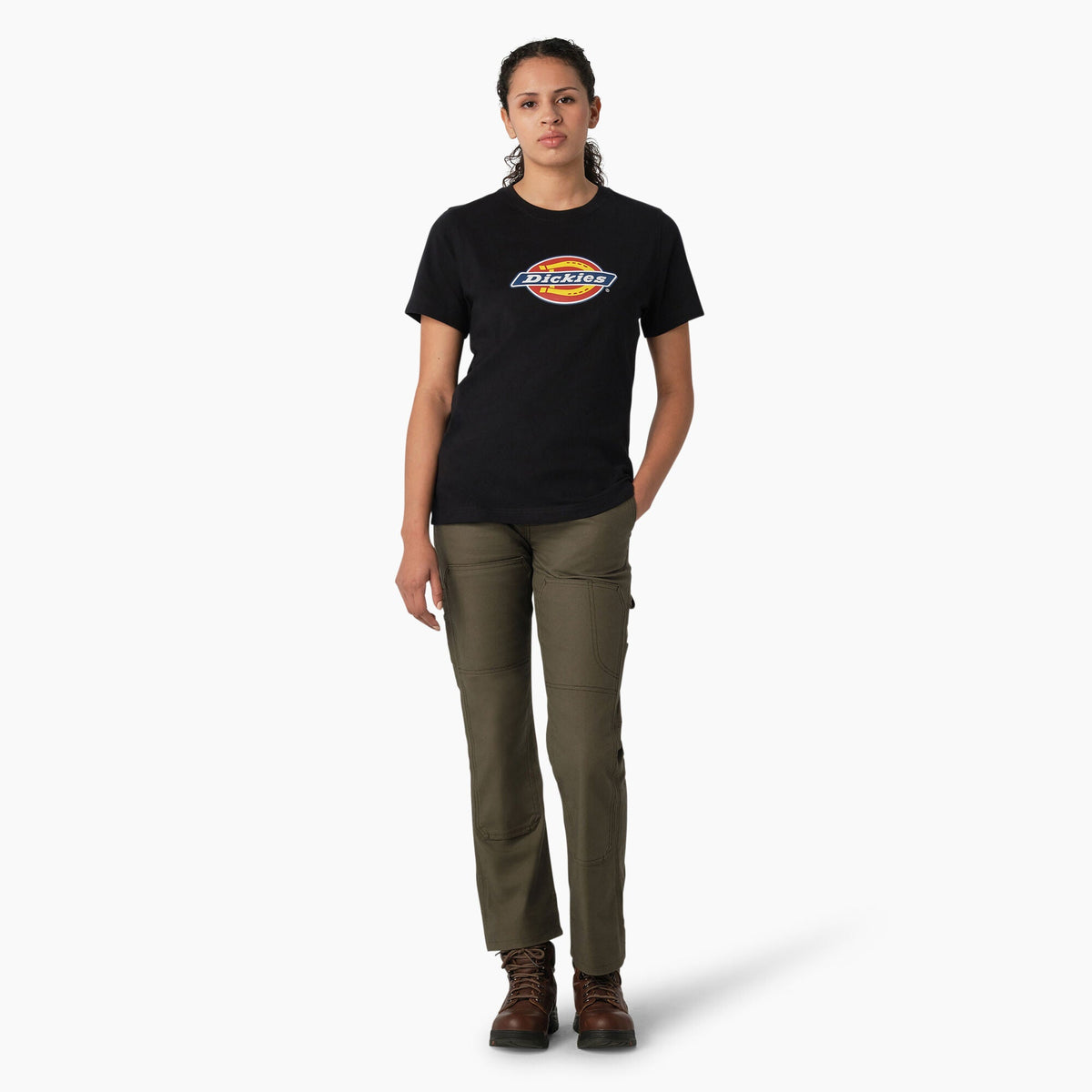 Dickies Featured | Women's Heavyweight Logo T-Shirt