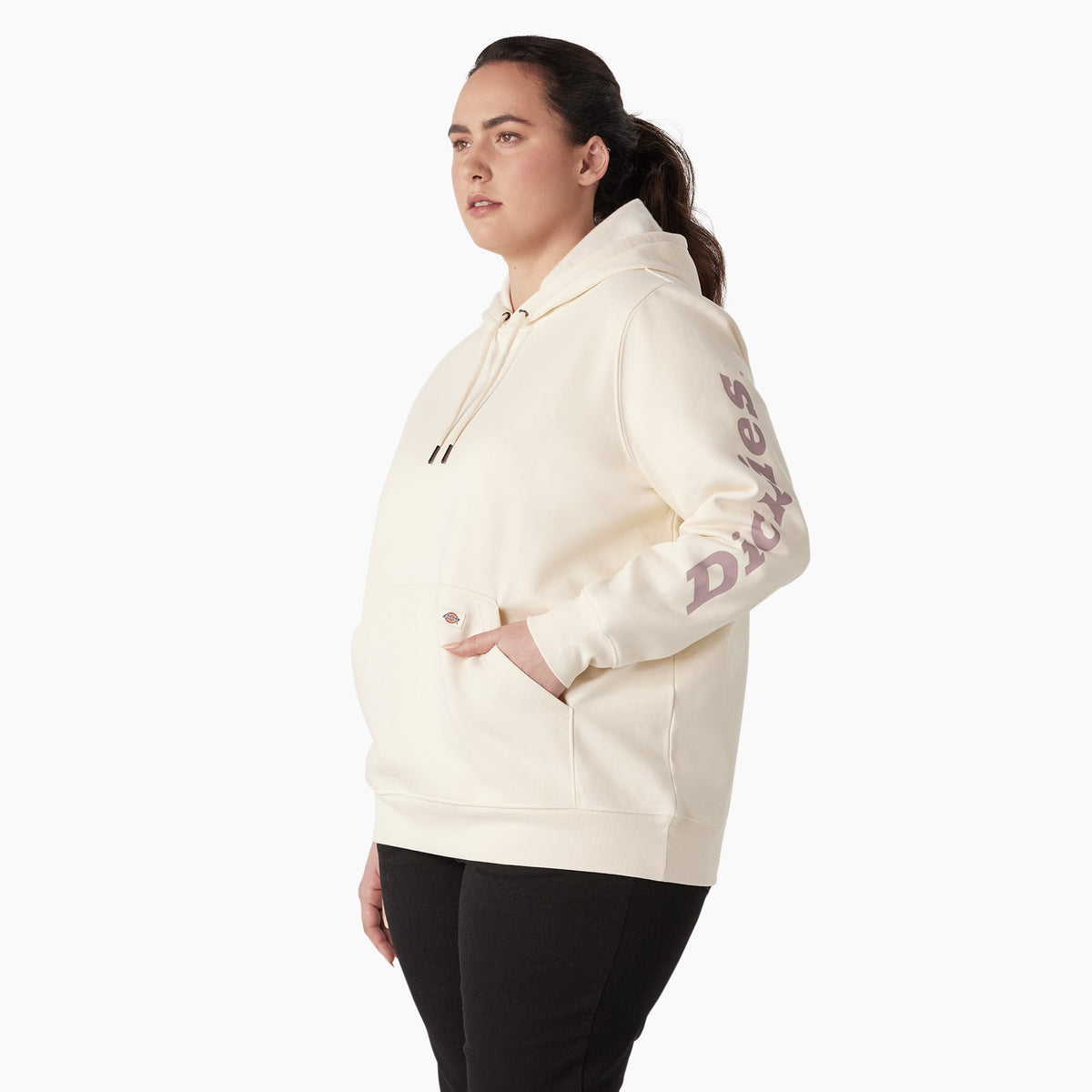 Dickies Popular | Women's Plus Water Repellent Sleeve Logo Hoodie