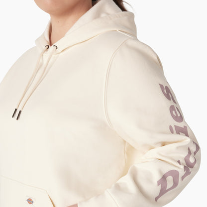 Dickies Popular | Women's Plus Water Repellent Sleeve Logo Hoodie