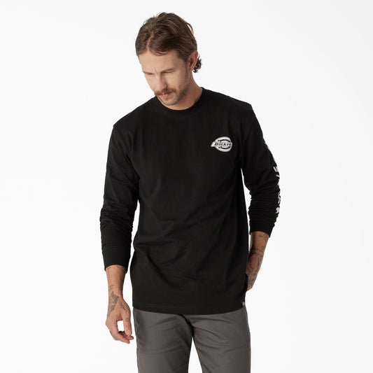 Dickies Latest | Long Sleeve Heavyweight Logo T-Shirt