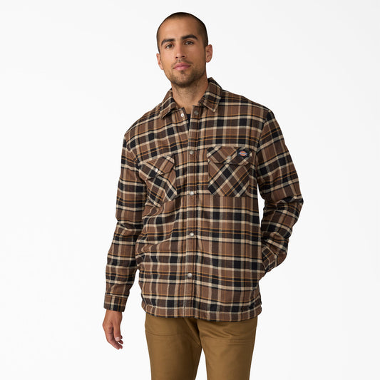 Dickies Everyday | Water Repellent Fleece-Lined Flannel Shirt Jacket