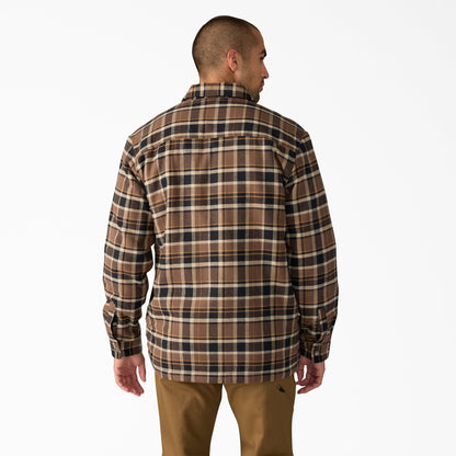Dickies Everyday | Water Repellent Fleece-Lined Flannel Shirt Jacket