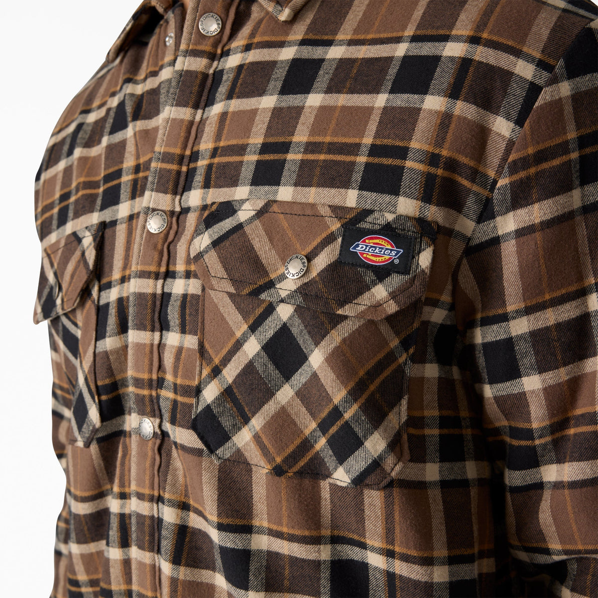Dickies Everyday | Water Repellent Fleece-Lined Flannel Shirt Jacket