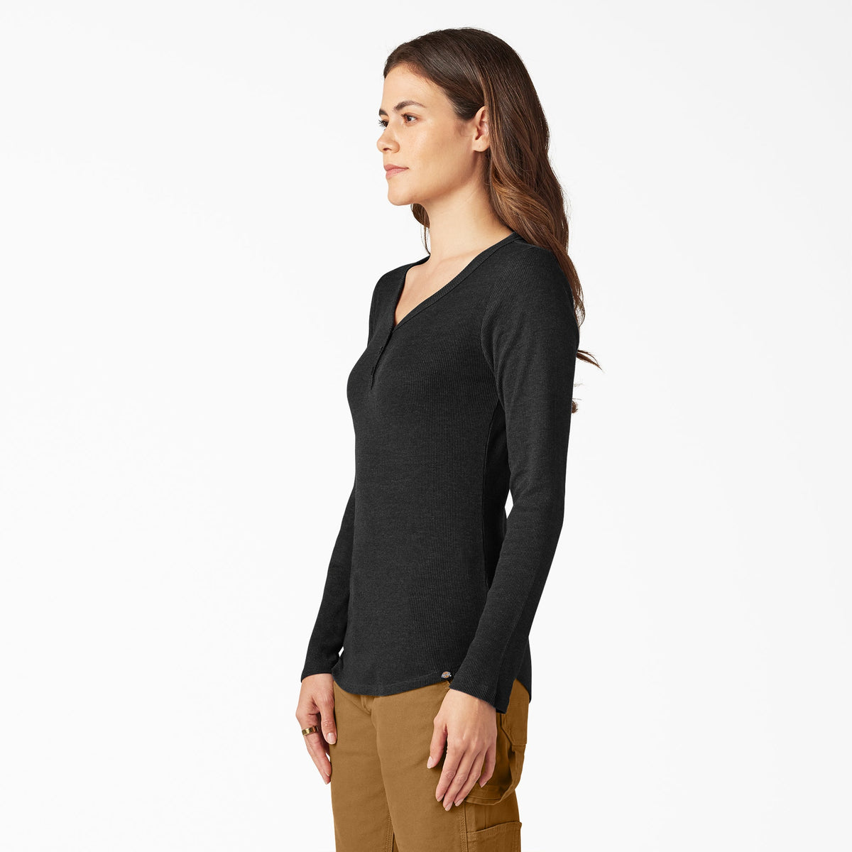 Dickies Best Price | Women's Henley Long Sleeve Shirt