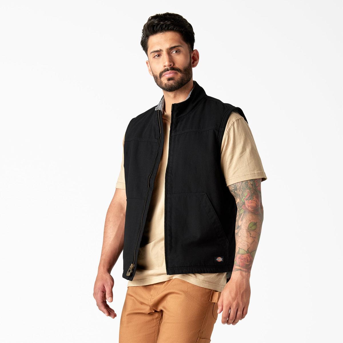 Dickies Latest | Duck Canvas High Pile Fleece Lined Vest