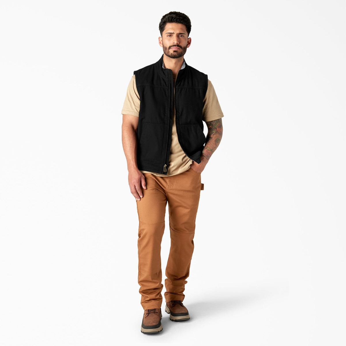 Dickies Latest | Duck Canvas High Pile Fleece Lined Vest