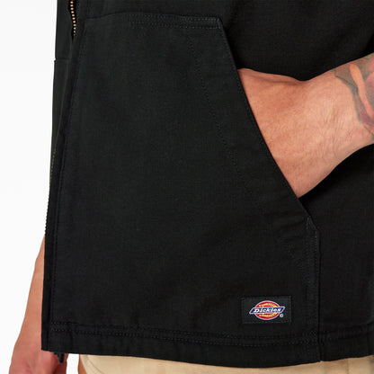 Dickies Latest | Duck Canvas High Pile Fleece Lined Vest