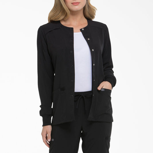 Dickies Featured | Women's EDS Essentials Snap Front Scrub Jacket