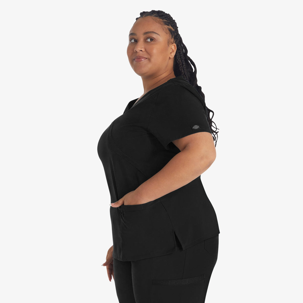 Dickies Discount | Women's EDS Essentials Mock Wrap Scrub Top