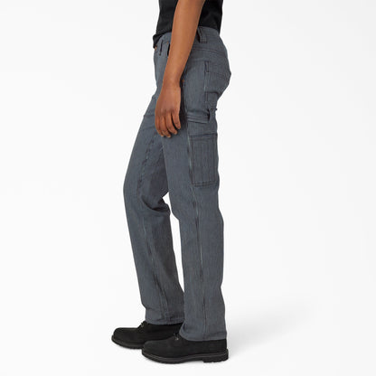 Dickies Recommended | Women's FLEX Relaxed Fit Hickory Stripe Carpenter Pants