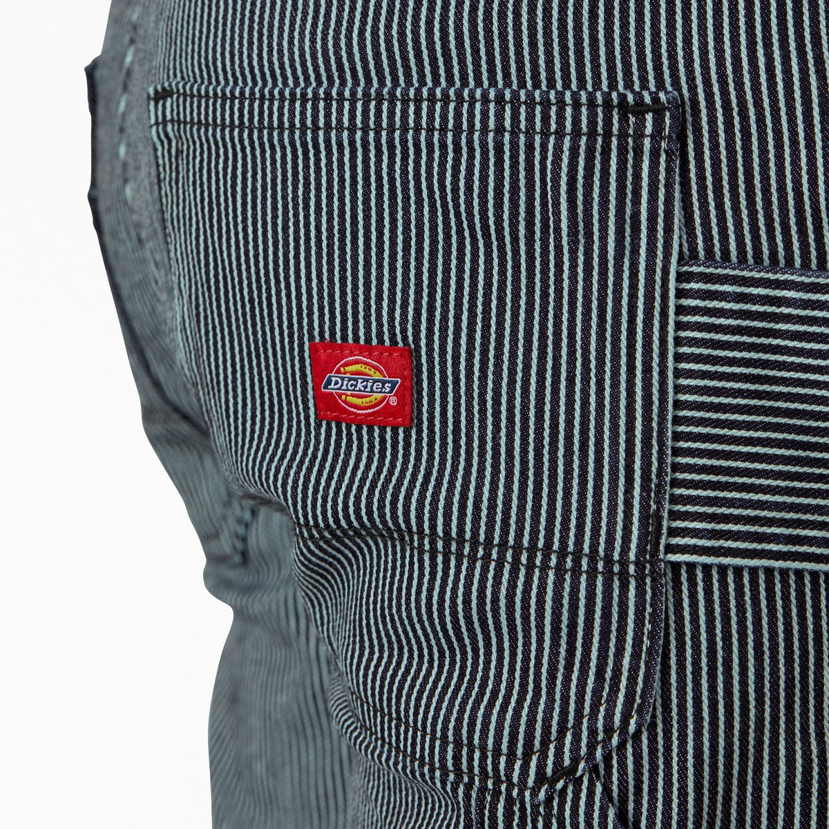 Dickies Recommended | Women's FLEX Relaxed Fit Hickory Stripe Carpenter Pants