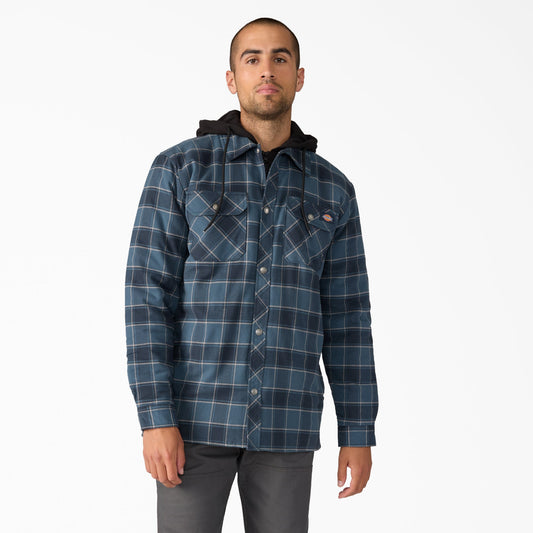 Dickies Value | Water Repellent Flannel Hooded Shirt Jacket
