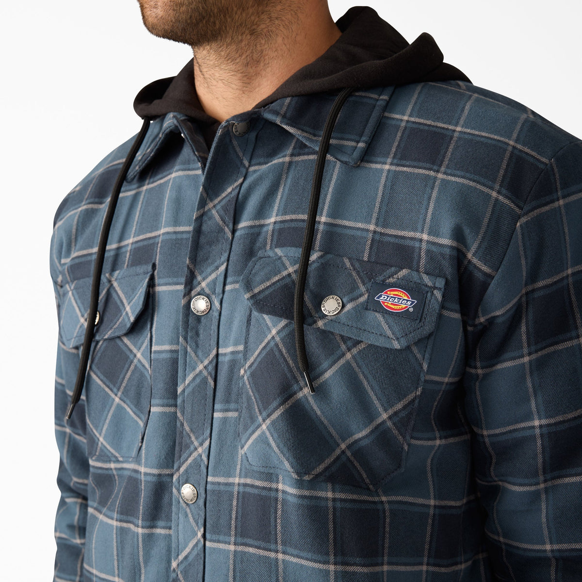 Dickies Value | Water Repellent Flannel Hooded Shirt Jacket