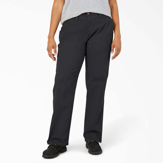 Dickies Hot Sale | Women's Plus FLEX Relaxed Straight Fit Duck Carpenter Pants