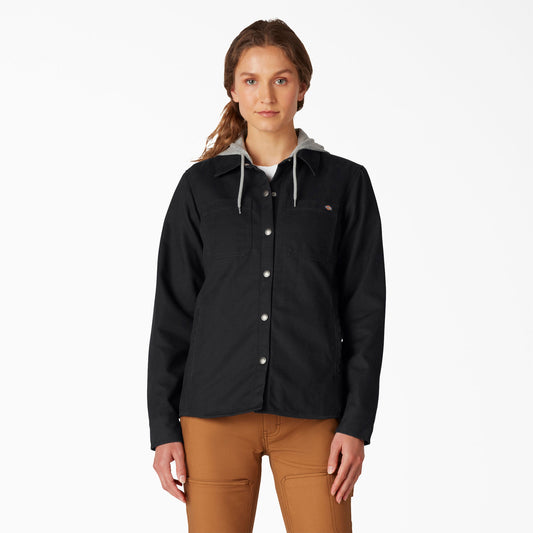 Dickies Trusted | Women's Duck Hooded Shirt Jacket