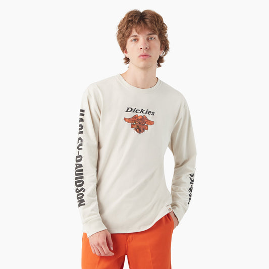 Dickies New | x Harley-Davidson Heavyweight Long Sleeve Eagle Tee