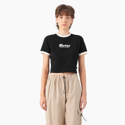 Dickies New | Women's Lewistown Cropped Ringer T-Shirt